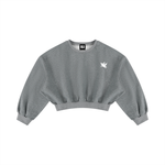 Top Tier Cropped Crewneck Sweatshirt