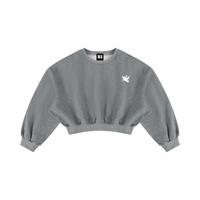 Top Tier Cropped Crewneck Sweatshirt