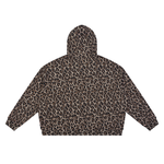 Unisex Leopard Full Zip Hoodie