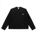 Vintage Wash Boxy  Waffle Raw Edge T-Shirt