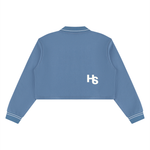 High Society Women’s Crop Collared Sweatshirt