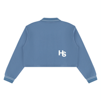 High Society Women’s Crop Collared Sweatshirt