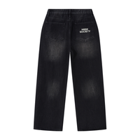 Men's Vintage Wash Wide Leg Jeans