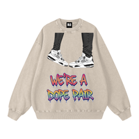 "Military Black" Oversized Sweatshirt