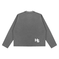 Vintage Wash Boxy  Waffle Raw Edge T-Shirt