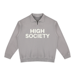 Vintage Wash Collared Sweatshirt
