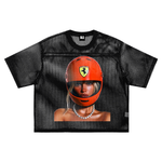 FERRARI HELMET Boxy Net T-Shirt
