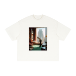 EXECUTIVE OFFICE  Textured Waffle Washed Boxy T-Shirt