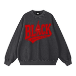 Snow Washed Oversized Sweatshirt