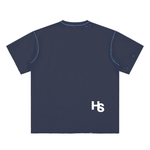 Hand-frayed Reversible T-shirt