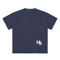Hand-frayed Reversible T-shirt
