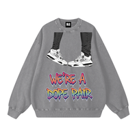 "Military Black" Oversized Sweatshirt