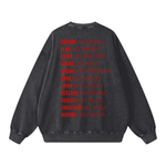 Snow Washed Oversized Sweatshirt