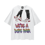 "Valentine's Day 4's" Loose Drop Shoulder T-Shirt
