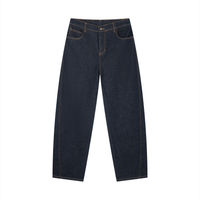 Men's Vintage Wash Barrel Leg Jeans