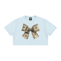 Money Bow Crop T-Shirt