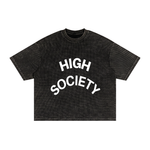 Window Seat  Waffle Washed Boxy T-Shirt