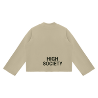 High Society Raw Edge Boxy Sweatshirt