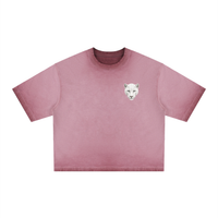White Panther Dyed Boxy T-Shirt