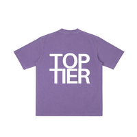 TOP TIER Vintage Wash Drop Shoulder T-shirt