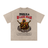 JESUS IS A BLACK MAN STONE WASH TEE