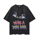 "Fragment Union"Drop Shoulder T-Shirt