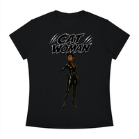 CAT WOMAN Slim Fit Crewneck T-Shirt