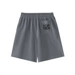 TOP TIER Vintage Wash Cotton Shorts