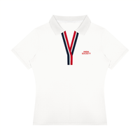 Women’s Color Block Polo Shirt