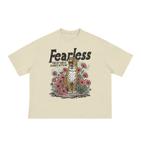 FEARLESS WHITE BOXY TEE