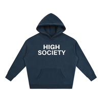 High Society Oversize Fleeced Hoodie