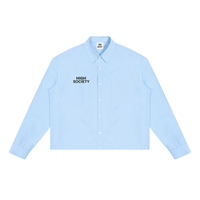 HIGH SOCIETY  Boxy Long Sleeve Shirt