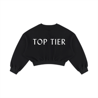 Top Tier Cropped Crewneck Sweatshirt