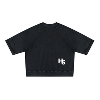 Vintage Wash Boxy Short Sleeve Sweatshirt