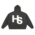 High Society Leopard Print Full Zip Hoodie