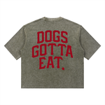 DOGS GOTTA EAT Waffle Boxy T-Shirt