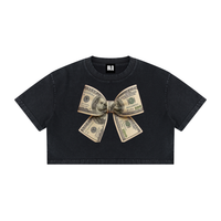 Money Bow Crop T-Shirt