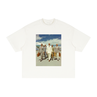 PRIVATE EQUITY Textured Waffle Washed Boxy T-Shirt