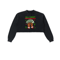 All I Want Is Money Crop Sweatshirt