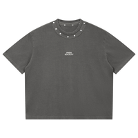 HIGH SOCIETY  Washed Boxy Studded T-Shirt