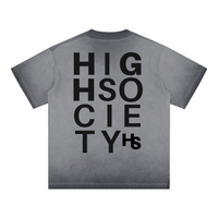 High Society Big Letter Cotton T-Shirt