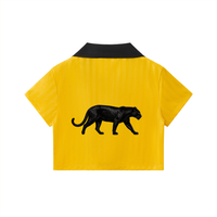 Panther Striped Cropped Jersey