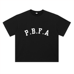 P.B.F.A  Drop Shoulder Cotton T-Shirt
