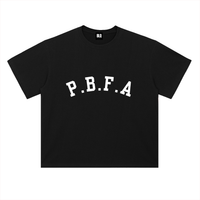 P.B.F.A  Drop Shoulder Cotton T-Shirt