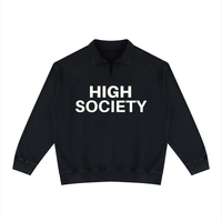 Vintage Wash Collared Sweatshirt