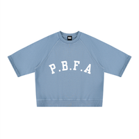 P.B.F.A Boxy Short Sleeve Sweatshirt