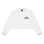 High Society Women’s Crop Collared Sweatshirt