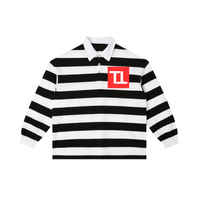 TOP TIER Stripe Polo Shirt