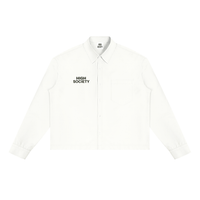 HIGH SOCIETY  Boxy Long Sleeve Shirt