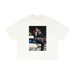 BUSY WORKING Textured Waffle Washed Boxy T-Shirt
